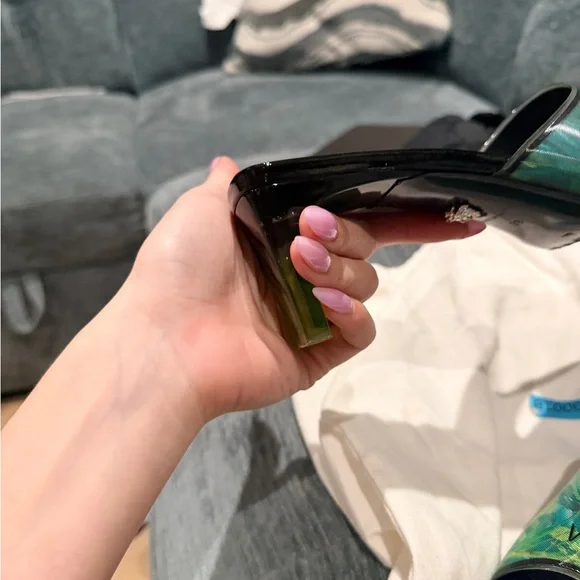 Versace Black and Green Mules - Picture 10 of 16